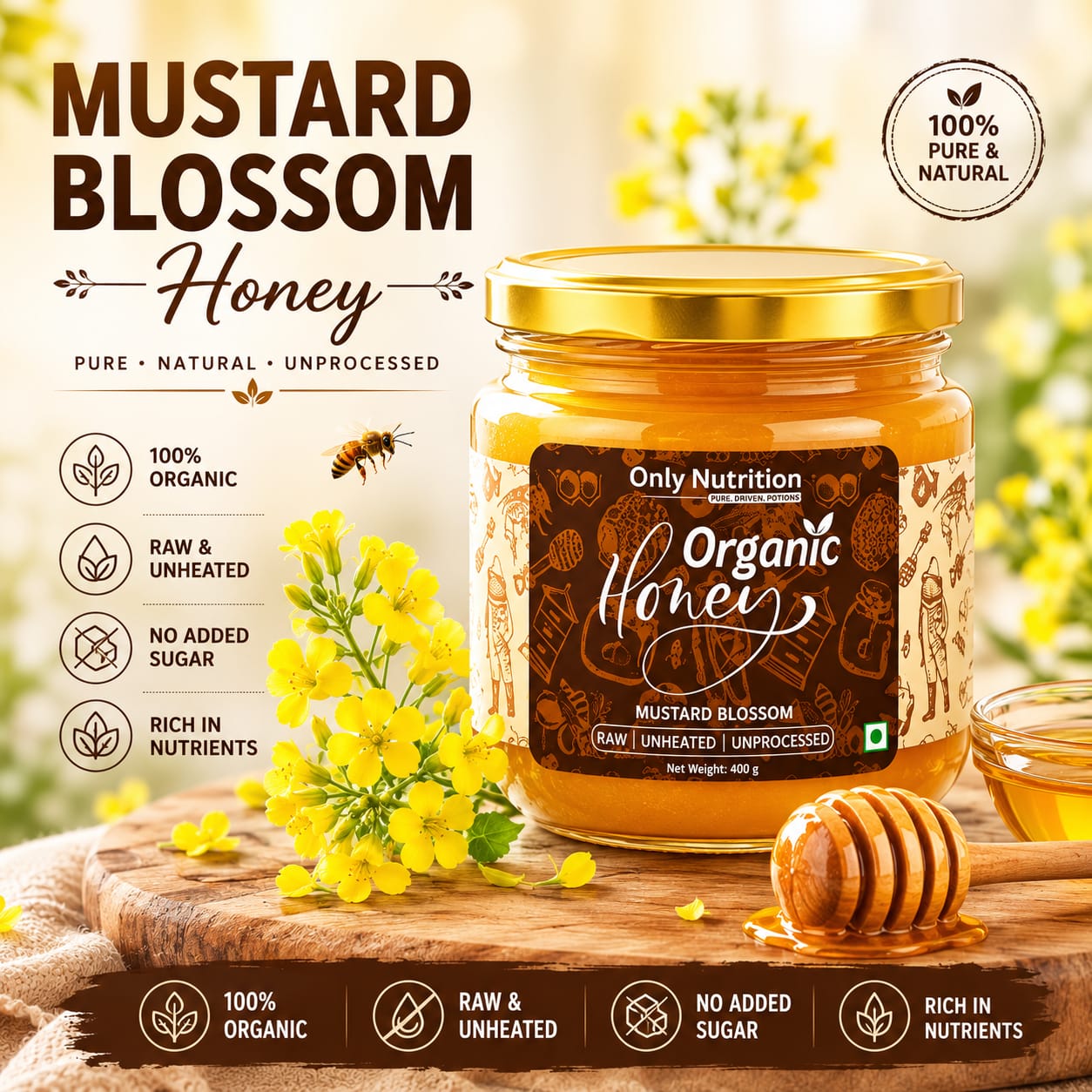 Mustard Flower Honey
